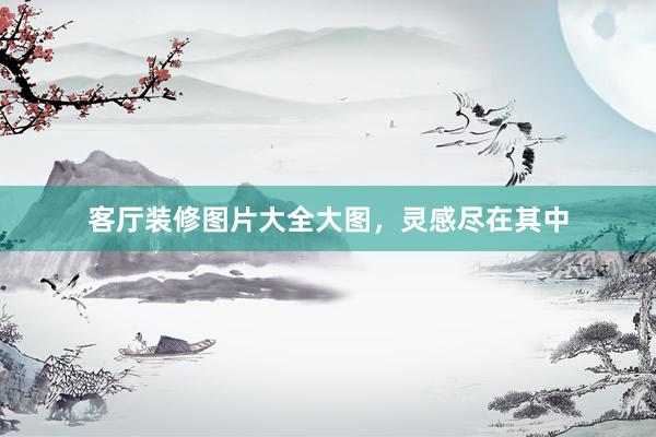 客厅装修图片大全大图，灵感尽在其中